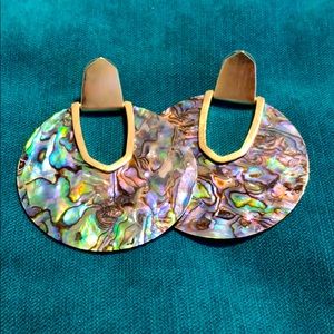 Kendra Scott Diane Earrings Gold/Abalone Shell